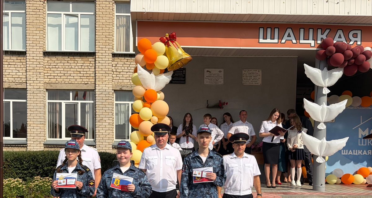 В Рязанской области 17 школьников впервые начали учиться в полицейском кадетском классе