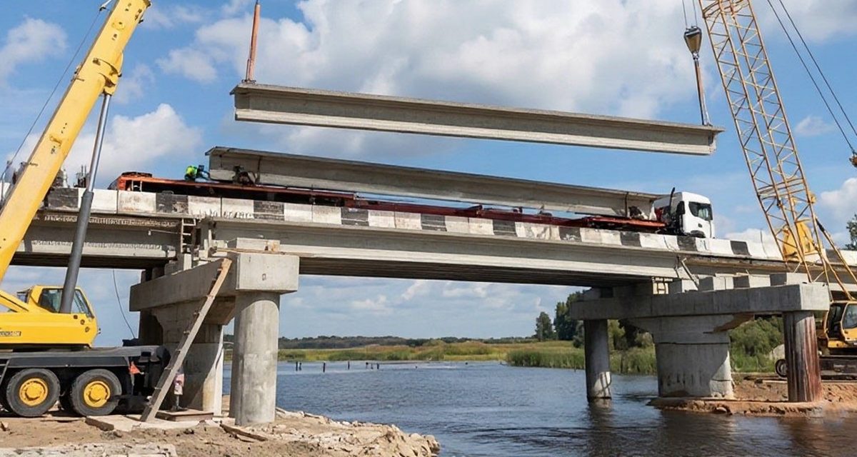 На мосту через Пра в Клепиковском округе завершили ремонт правой части